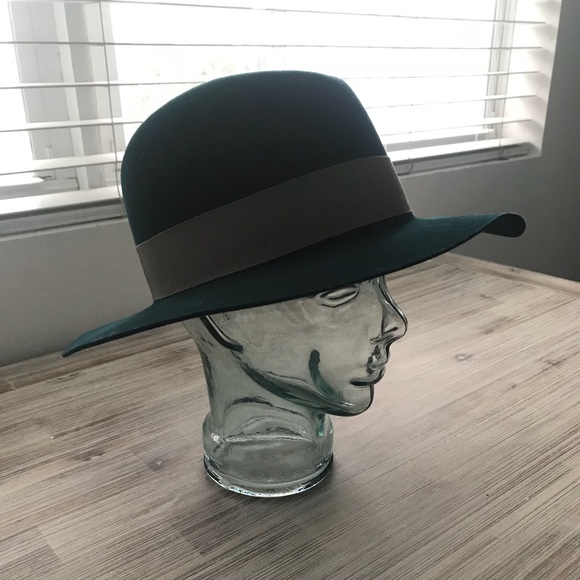 GOORIN BROS. County Line Teal Wool Hat RARE COLOR - Picture 7 of 8